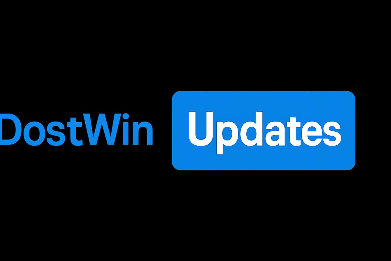 DostWin Updates graphic